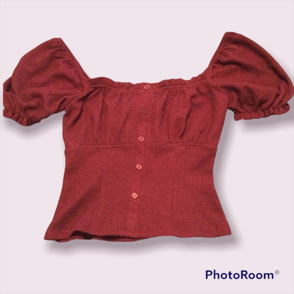 Francesca’s Mi Ami off the shoulder top